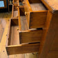 7' Country Store Counter Buffet Sideboard Cabinet Vintage 9 Drawer Mercantile