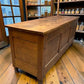 7' Country Store Counter Buffet Sideboard Cabinet Vintage 9 Drawer Mercantile