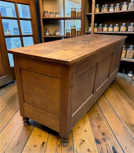 7' Country Store Counter Buffet Sideboard Cabinet Vintage 9 Drawer Mercantile