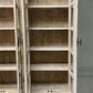 6 Door Natural Bookcase, China Cabinet, Kitchen Cabinet, Display Case, Library
