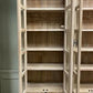6 Door Natural Bookcase, China Cabinet, Kitchen Cabinet, Display Case, Library