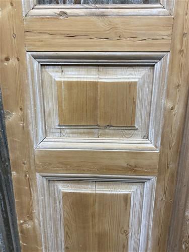 Antique French Double Doors (39.75x94.5) 1 Pane Glass, European Reclaimed G182