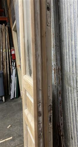 Antique French Double Doors (39.75x94.5) 1 Pane Glass, European Reclaimed G182