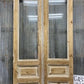 Antique French Double Doors (43.75x101) 1 Pane Glass, European Reclaimed G183