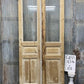 Antique French Double Doors (43.75x101) 1 Pane Glass, European Reclaimed G183