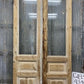 Antique French Double Doors (43.75x101) 1 Pane Glass, European Reclaimed G183