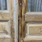 Antique French Double Doors (43.75x101) 1 Pane Glass, European Reclaimed G183
