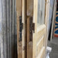 Antique French Double Doors (43.75x101) 1 Pane Glass, European Reclaimed G183