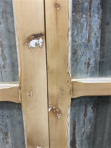 Antique French Double Doors (40x83) 12 Pane Glass, European Reclaimed G184