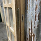 Antique French Double Doors (40x83) 12 Pane Glass, European Reclaimed G184