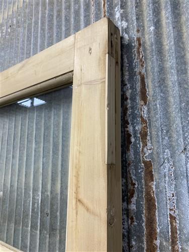 Antique French Double Doors (67x88) 5 Pane Glass, European Reclaimed G185