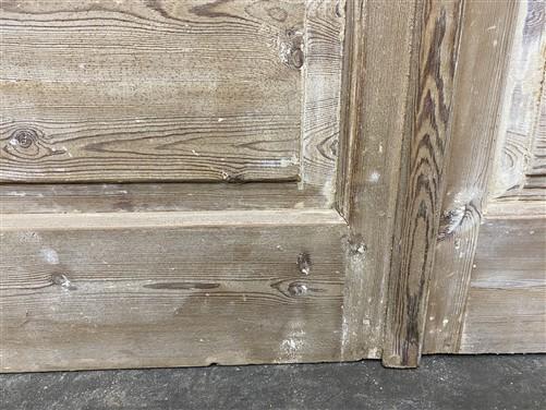 Antique French Double Doors (48x81) 4 Pane Glass, European Reclaimed G186