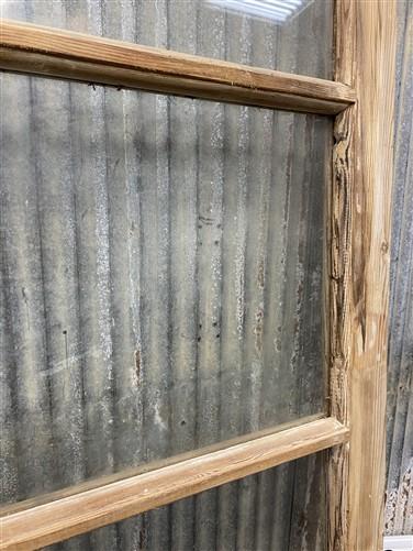 Antique French Double Doors (48x81) 4 Pane Glass, European Reclaimed G186