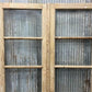Antique French Double Doors (48x81) 4 Pane Glass, European Reclaimed G186