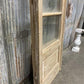 Antique French Double Doors (48x81) 4 Pane Glass, European Reclaimed G186