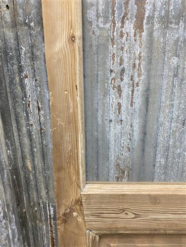 Antique French Double Doors (39.75x93.75) 1 Pane Glass, European Reclaimed G187