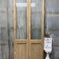 Antique French Double Doors (39.75x93.75) 1 Pane Glass, European Reclaimed G187