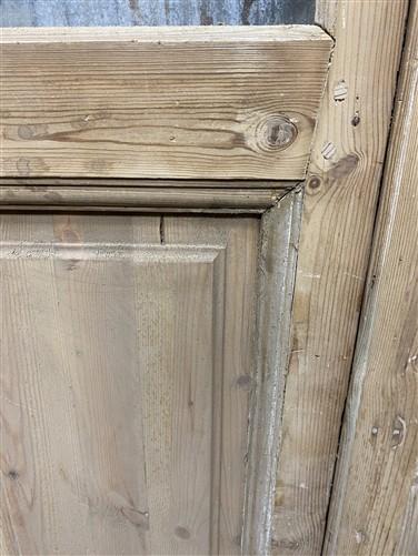 Antique French Double Doors (39.75x93.75) 1 Pane Glass, European Reclaimed G187