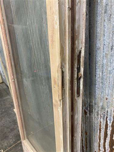 Antique French Double Doors (48.5x82.75) 1 Pane Glass, European Reclaimed G189