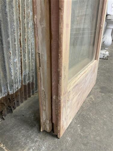 Antique French Double Doors (48.5x82.75) 1 Pane Glass, European Reclaimed G189