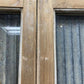 Antique French Double Doors (42.5x91.5) 3 Pane Glass, European Reclaimed G191