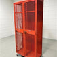 DeBourgh Industrial Mesh Locker Vintage Steel Storage Cabinet Double Locker B