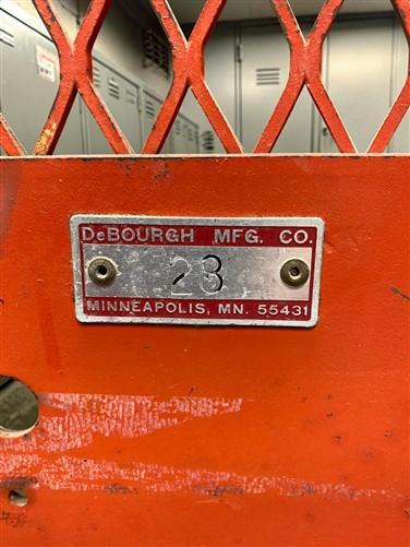 DeBourgh Industrial Mesh Locker Vintage Steel Storage Cabinet Double Locker B