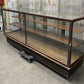 Oak Store Display Case, Vintage 8' Glass Showcase, Store Counter, Tenk's Clipper