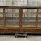 Oak Store Display Case, Vintage 8' Glass Showcase, Store Counter, Tenk's Clipper