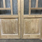 Antique French Double Doors (56.5x83) 5 Pane Glass, European Reclaimed G190