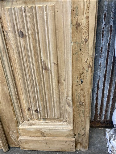 Antique French Double Doors (37.5x98) 10 Pane Glass, European Reclaimed G203