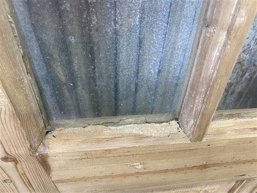 Antique French Double Doors (37.5x98) 10 Pane Glass, European Reclaimed G203