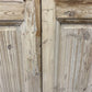 Antique French Double Doors (37.5x98) 10 Pane Glass, European Reclaimed G203
