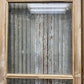 Antique French Double Doors (46x101) 3 Pane Glass, European Reclaimed G197
