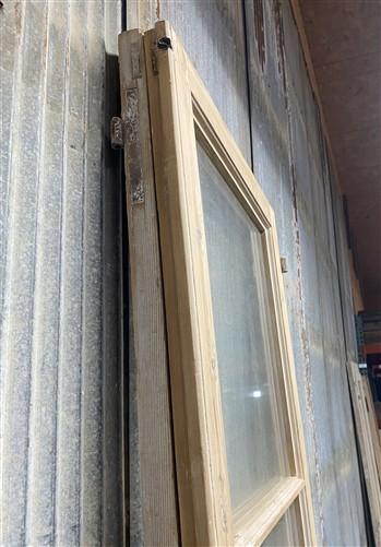 Antique French Double Doors (46x101) 3 Pane Glass, European Reclaimed G197