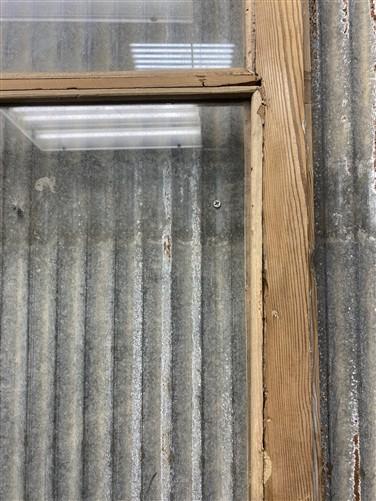 Antique French Double Doors (39x100.75) 3 Pane Glass, European Reclaimed G196