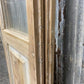Antique French Double Doors (39x100.75) 3 Pane Glass, European Reclaimed G196