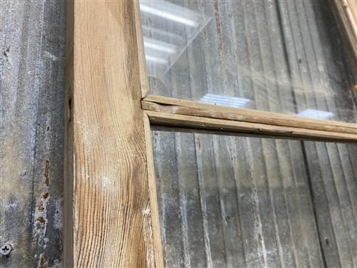 Antique French Double Doors (46.5x103) 3 Pane Glass, European Reclaimed G195