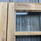 Antique French Double Doors (84.5x83.5) 5 Pane Glass, European Reclaimed G194