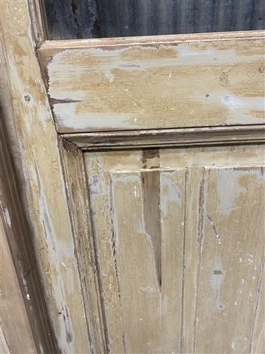 Antique French Double Doors (44x103) 5 Pane Glass, European Reclaimed G193