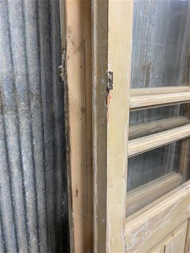 Antique French Double Doors (44x103) 5 Pane Glass, European Reclaimed G193