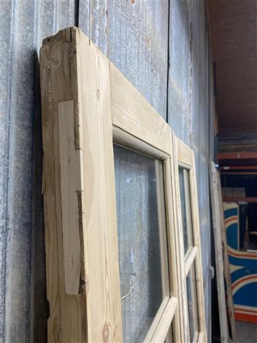 Antique French Double Doors (44.5x88.5) 5 Pane Glass, European Reclaimed G192