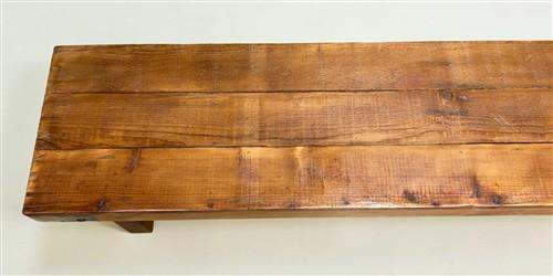 Rustic Folding Bench (72x14) Vintage Reclaimed Wood Bench, Farmhouse Seat A111