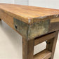 Rustic Folding Bench (72x14) Vintage Reclaimed Wood Bench, Farmhouse Seat A111