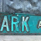 Park Ave. Street Sign, 6x24 Vintage Green Road Sign, Metal Road Sign, B