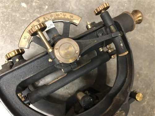 1948 David White Transit Level Surveying Instrument No 43078 w/ Carrying Case
