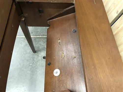 Singer Sewing Machine Cabinet Empty Unknown Model Modify To fit 221 301 Sign BG
