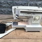 1970s Singer Stylist 533 Zig Zag Sewing Machine, Vintage w Electric Foot Pedal