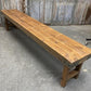 Rustic Folding Bench (84x14.5) Vintage Reclaimed Wood Bench, Farmhouse Seat A116