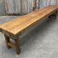 Rustic Folding Bench (84x14.5) Vintage Reclaimed Wood Bench, Farmhouse Seat A116